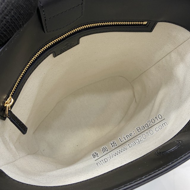 Gucci專櫃古馳2025春夏系列最新款水桶包手提單肩斜挎女包 jh2621型號：833660